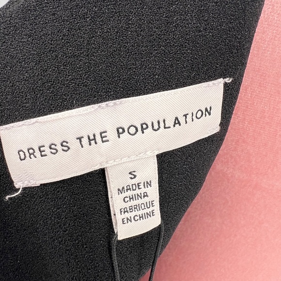 NWT Dress The Population Iris Slit Crepe Gown - Picture 12 of 15